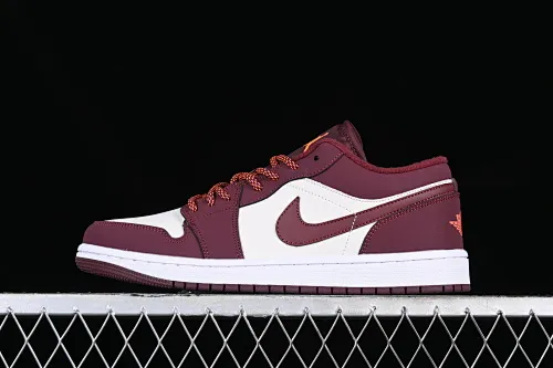All categories Air Jordan Jordan series basketball shoes Air Jordan 1 Low Air Jordan 1 Low AJ1 Joe 1 retro white and red low-top cultural basketball shoes 553560-068